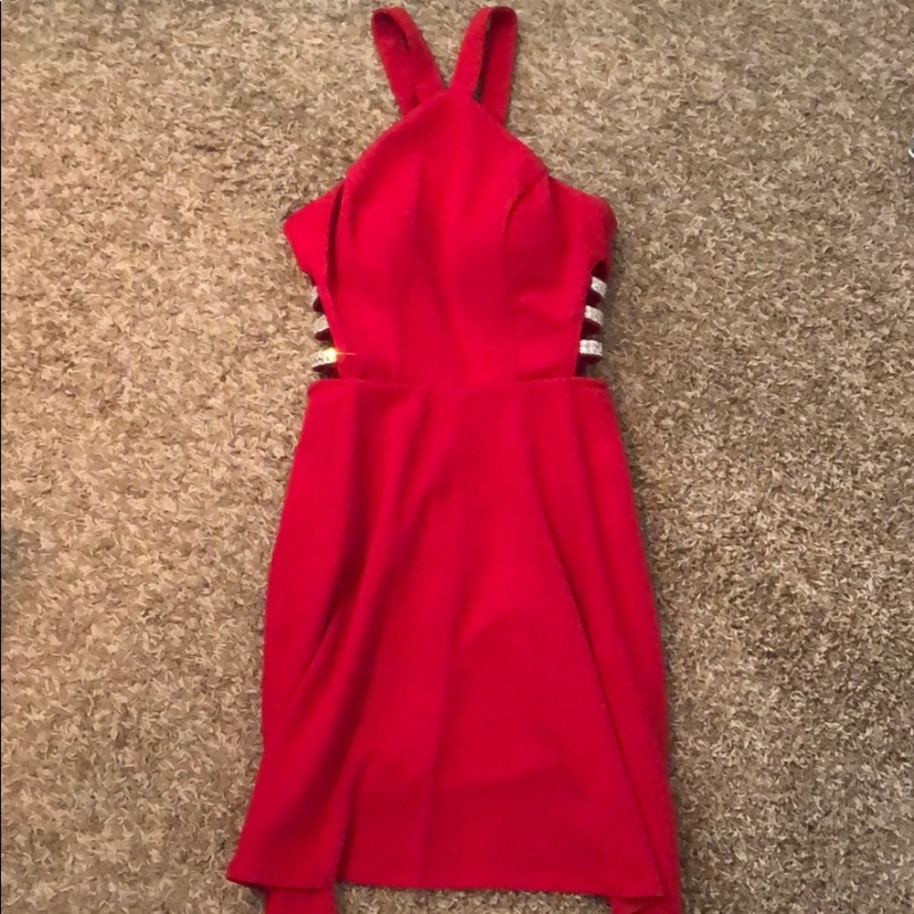 Red dress
